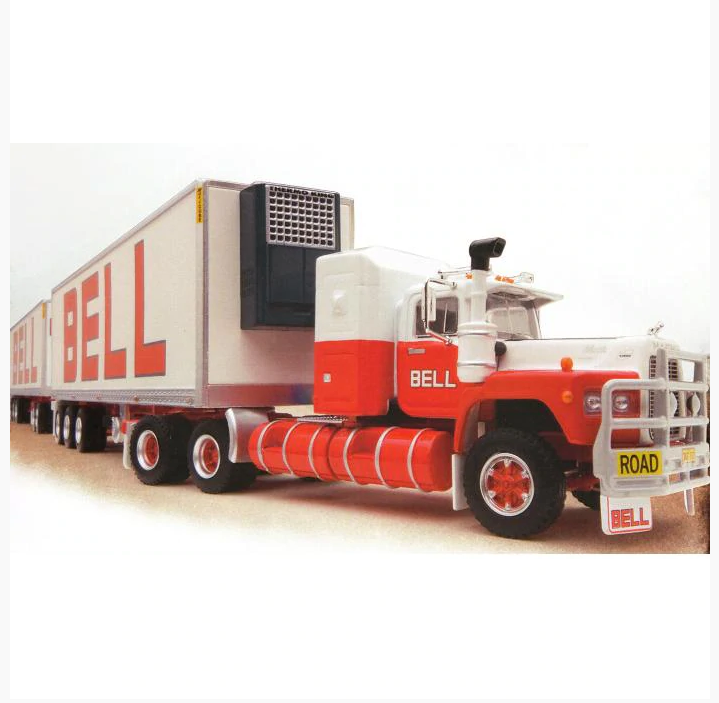 Highway Replicas 12021 1/64 Freight Road Train Prime Mover Dolly and x2 Trailer