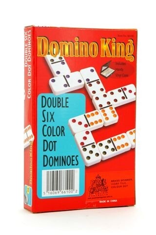 Dominoes Double Six Colour Dots