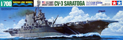 Tamiya - 1/700 Waterline Series US Navy Aircraft Carrier CV-3 Saratoga