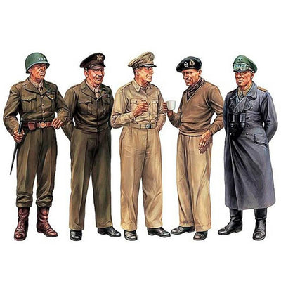 Tamiya - 1/48 WWII Famous Generals Set