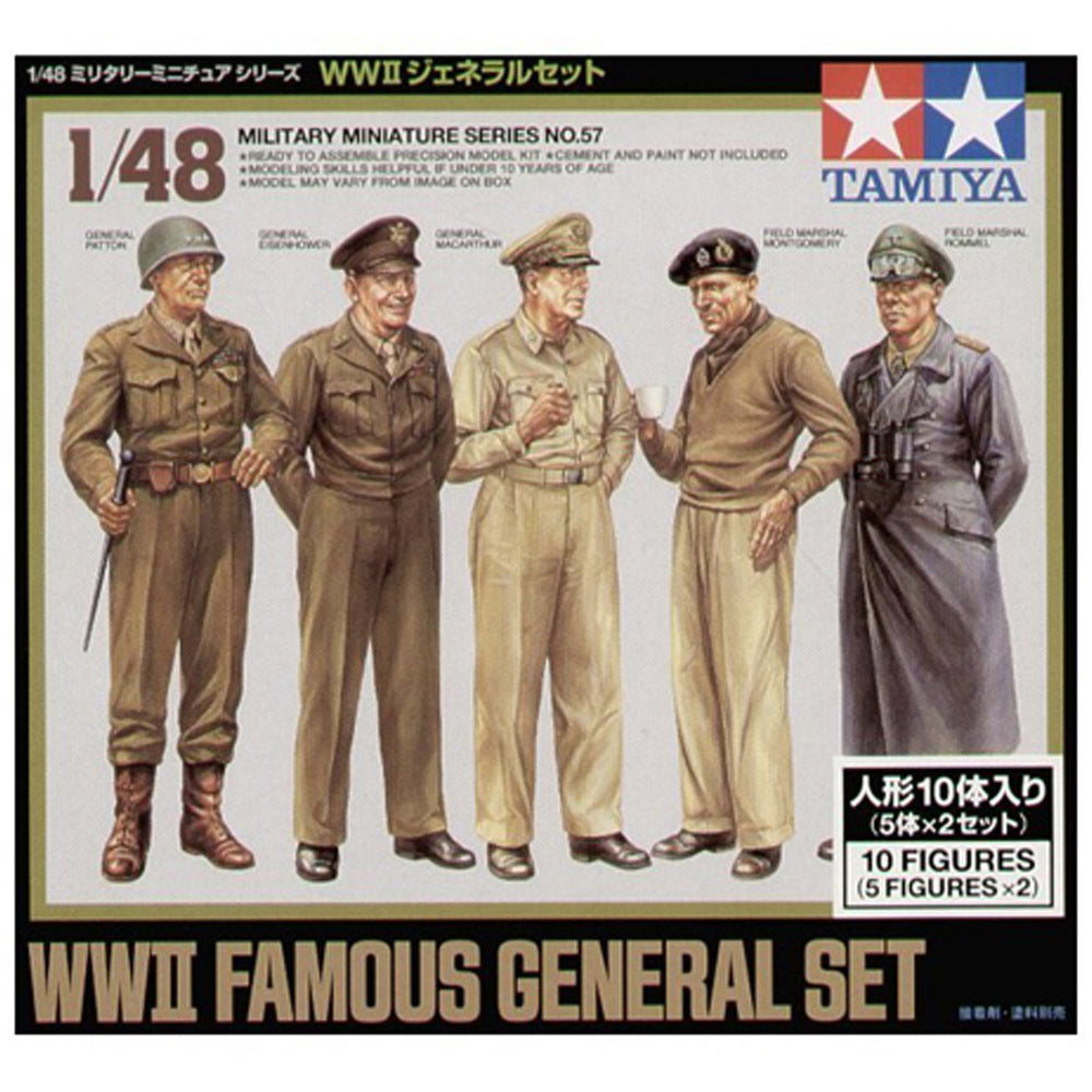 Tamiya - 1/48 WWII Famous Generals Set