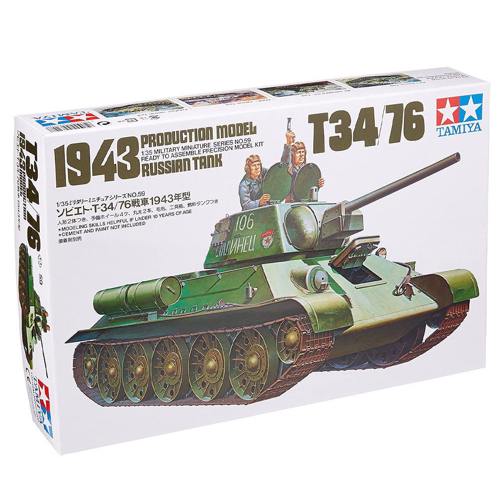 Tamiya - 1/35 Russian Tank T34/76 1943  Production Model