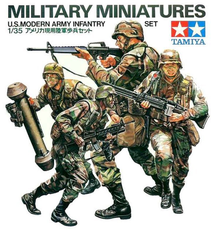 Tamiya - 1/35 US Modern Army Infantry Set