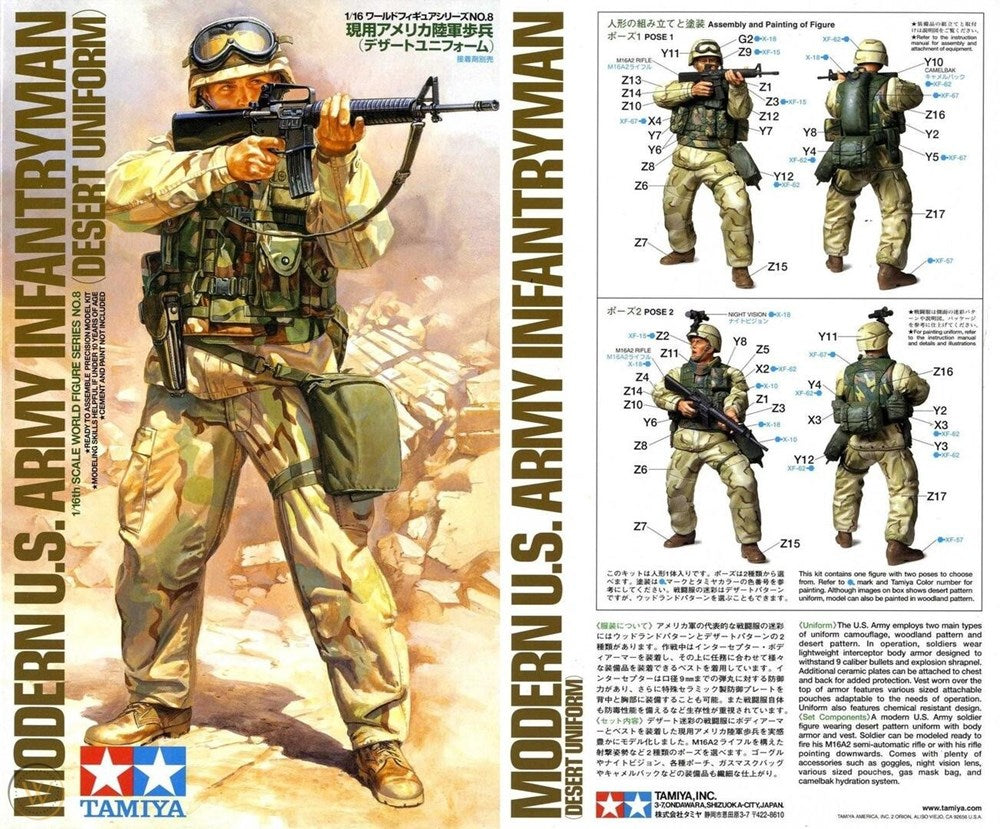116 Modern US Army Infantryman  Desert Uniform