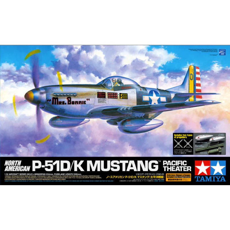 1/32 US P51D/K Mustang Pacific Theater