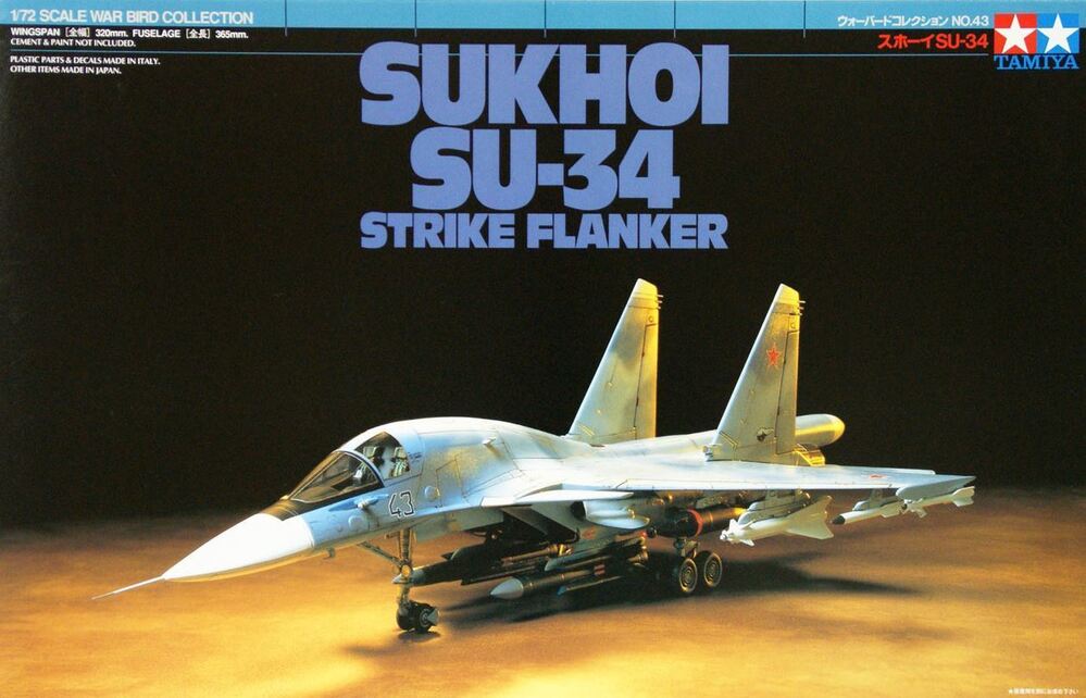 1/72 Sukhoi SU34 Strike Flanker