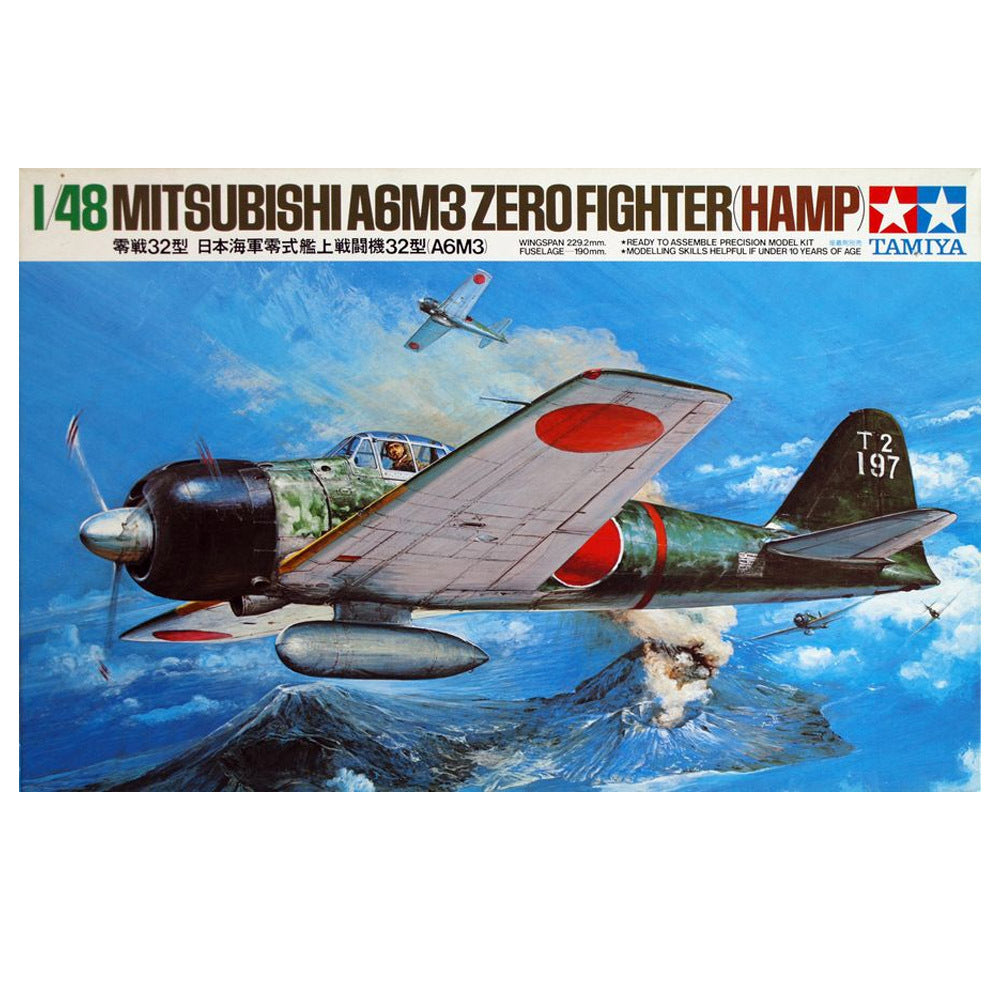 Tamiya - 1:48 Mitsubishi A6M3 Zero Fighter (Hamp)