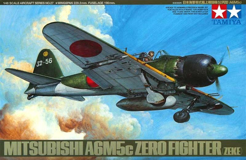 Tamiya - 1/48 Mitsubishi A6M5c Zero Fighter  (Zeke)