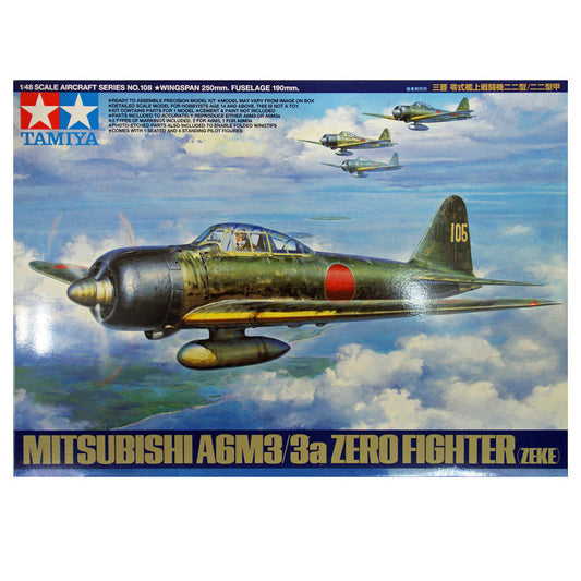 Tamiya - 1:48 Mitsubushi A6M3/3a Zero Fighter  (Zeke)