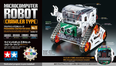 Microcomputer Robot Crawler Type