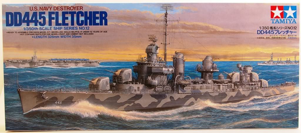 1/350 DD445 Fletcher Class Destroyer