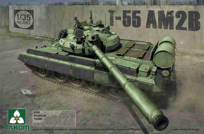 Takom - Takom 2057 1/35 DDR Medium Tank T-55 AM2B Plastic Model Kit