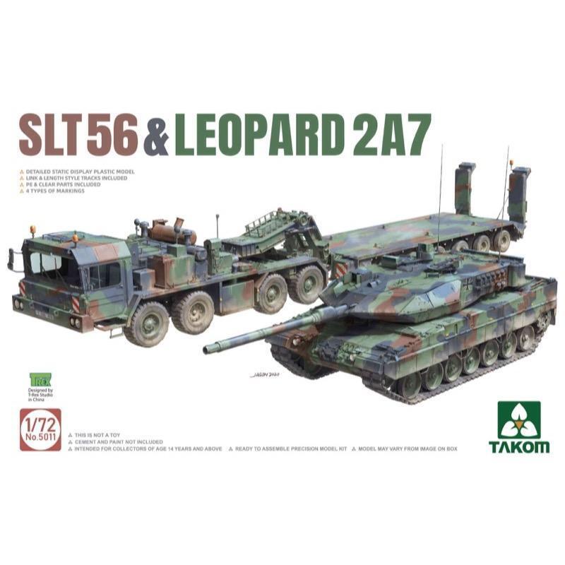 5011 1/72 SLT56 and LEOPARD 2A7 Plastic Model Kit