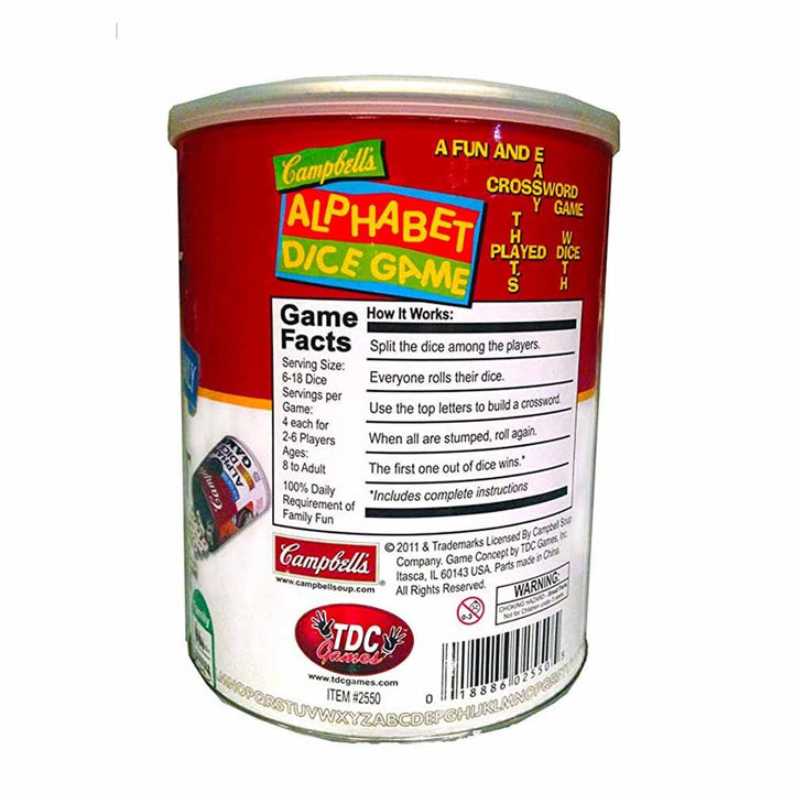 TDC Games - Campbell's Alphabet Dice