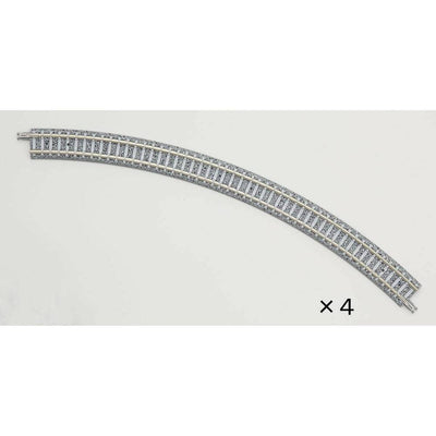 Tomytec - Curved PC Rail C317-45-PC (F) (Set of 4)