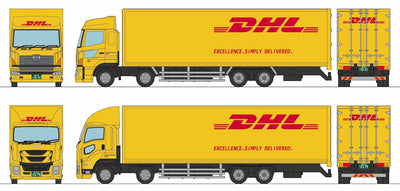 Tomytec - The Truck collection DHL Large Truck set