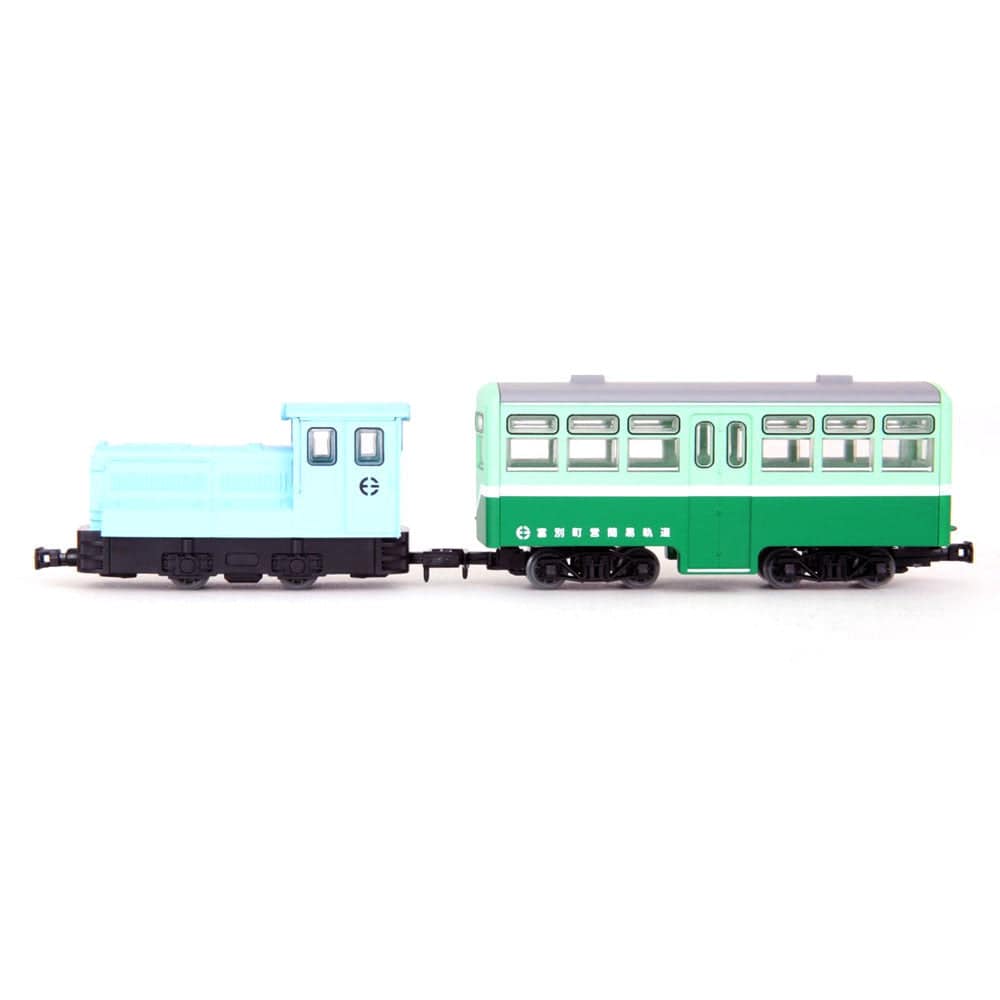 Tomytec - Narrow gauge 80 Tomibetsu Simple Track Diesel Locomotive & Passenger Car Set