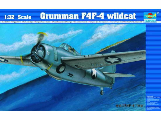 Trumpeter - Trumpeter 02223 1/32 Grumman F4F-4 Wildcat