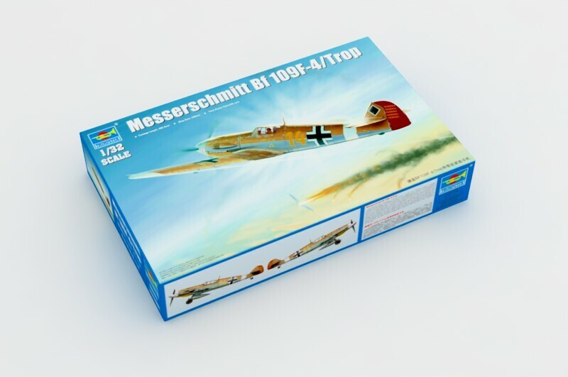 Trumpeter - Trumpeter 02293 1/32 Messerschmitt Bf 109F-4/Trop