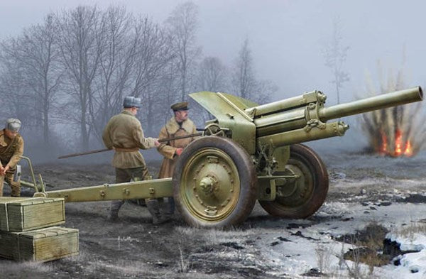 02343 1/35 Soviet 122mm Howitzer 1938 M30 Early Version Plastic Model Kit