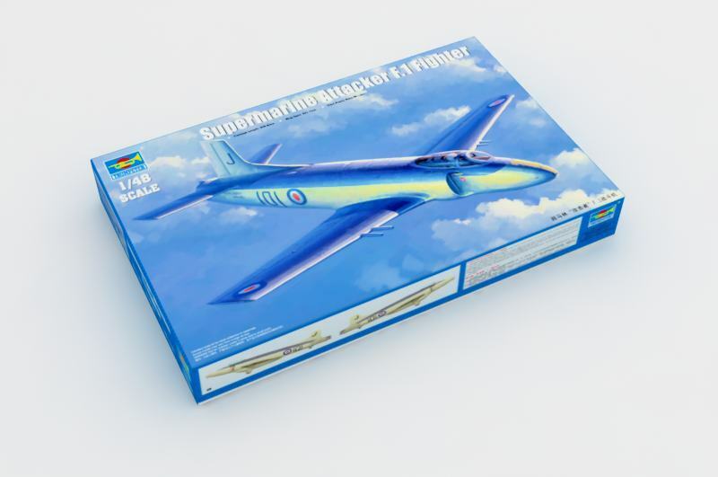 Trumpeter - Trumpeter 02866 1/48 Supermarine Attacker F.1 Fighter