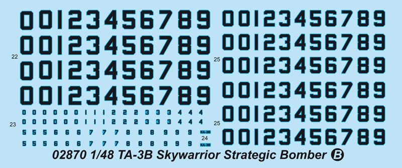 Trumpeter - Trumpeter 02870 1/48 TA-3B Skywarrior Strategic Bomber