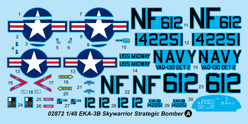 Trumpeter - Trumpeter 02872 1/48 EKA-3B Skywarrior Strategic Bomber