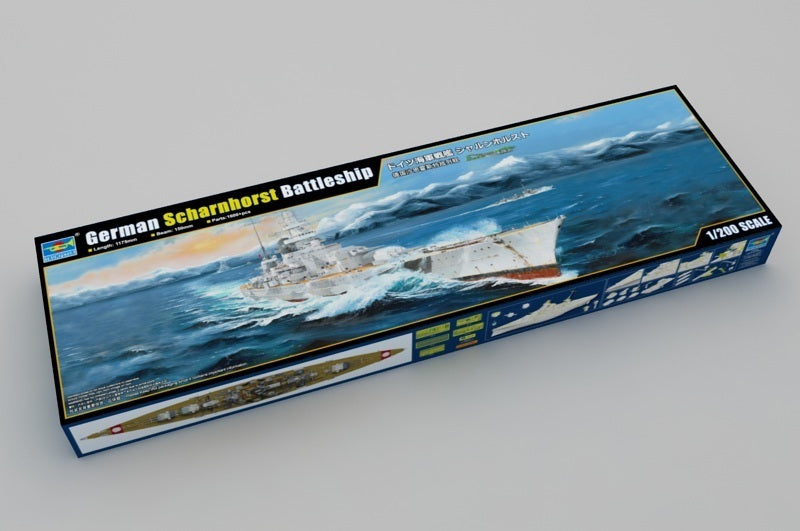 03715 1/200 German Scharnhorst Battleship Plastic Model Kit