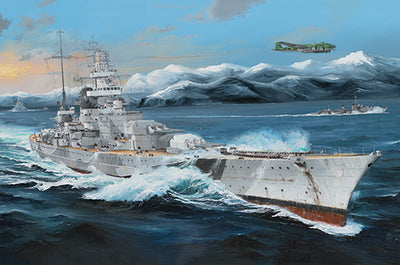 03715 1/200 German Scharnhorst Battleship Plastic Model Kit