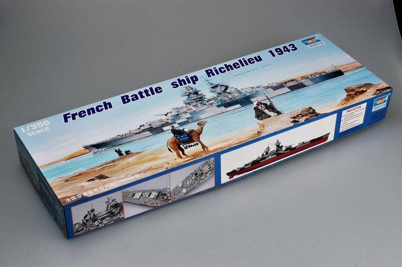 05311 1/350 French Battleship Richelieu Plastic Model Kit
