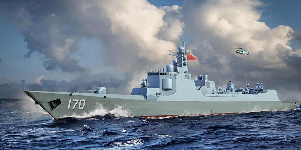 06730 1/700 PLA Navy Type 052C Destroyer Plastic Model Kit