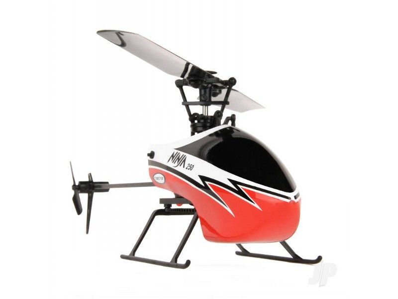 250 Red Flybarless Helicopter 6 Axis Stabilization and Altitude Hold