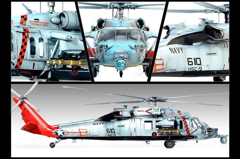 12120 1/35 MH60S HSC9 Tridents Seahawk Plastic Model Kit