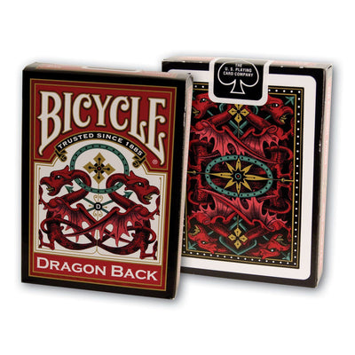 Bicycle Playing Cards Dragon Back Red