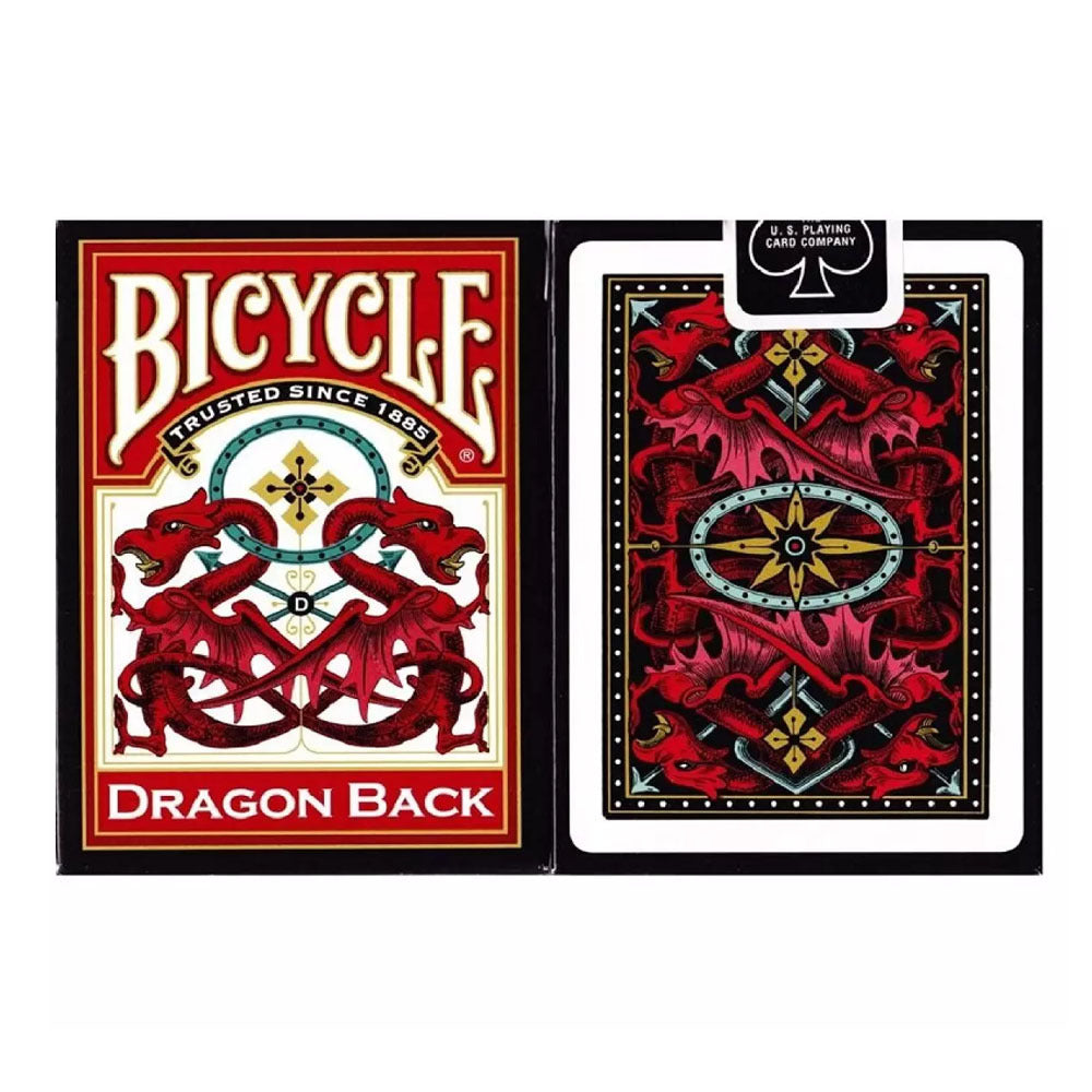 Bicycle Playing Cards Dragon Back Red