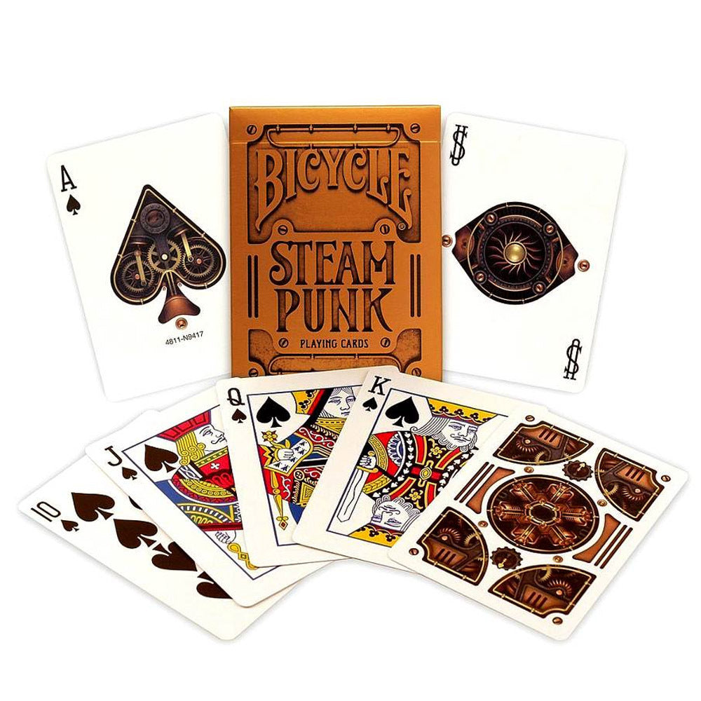 Bicycle - Bicycle Poker Steam Punk Gold Cards