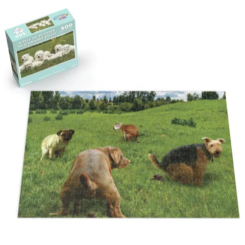 Doing Things, Puppies Prank Puzzle 300 Pieces