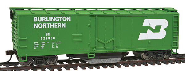 HO Trainline 40 Track Cleaning Box Car Burlington Northern