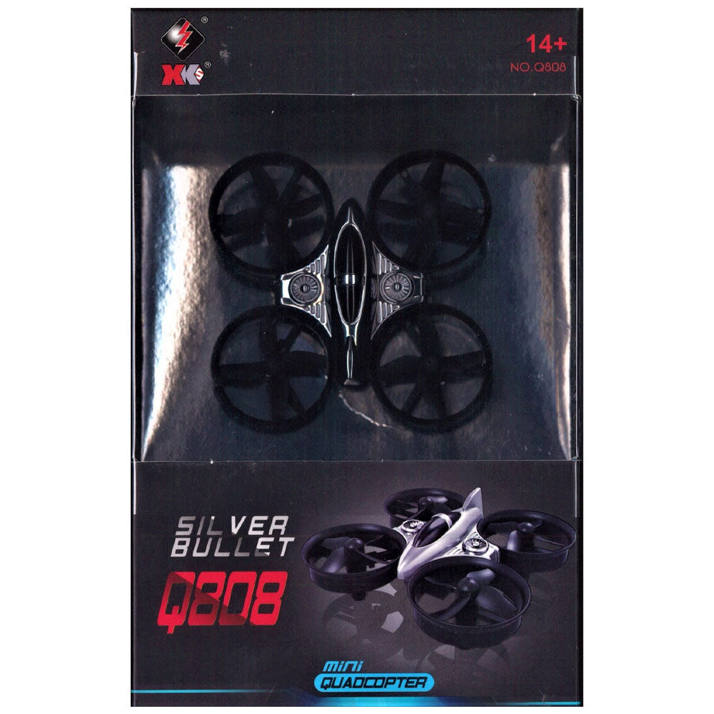 WL Toys - Q808 Silver Bullet Mini Drone with Shrouded Props