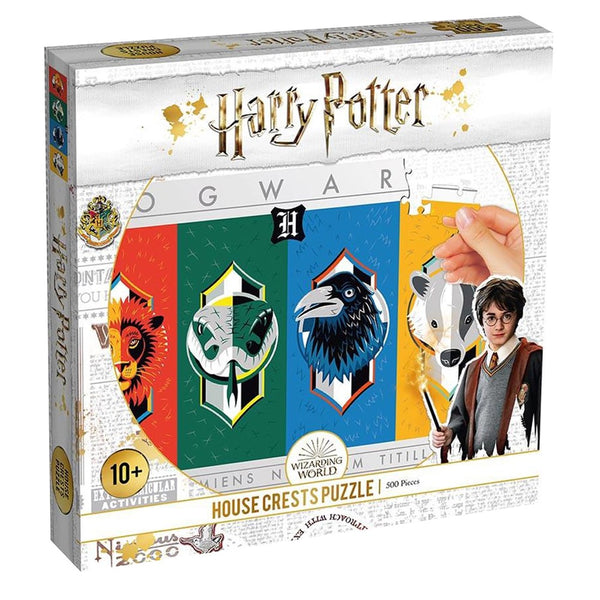 500pc Harry Potter  House Crests