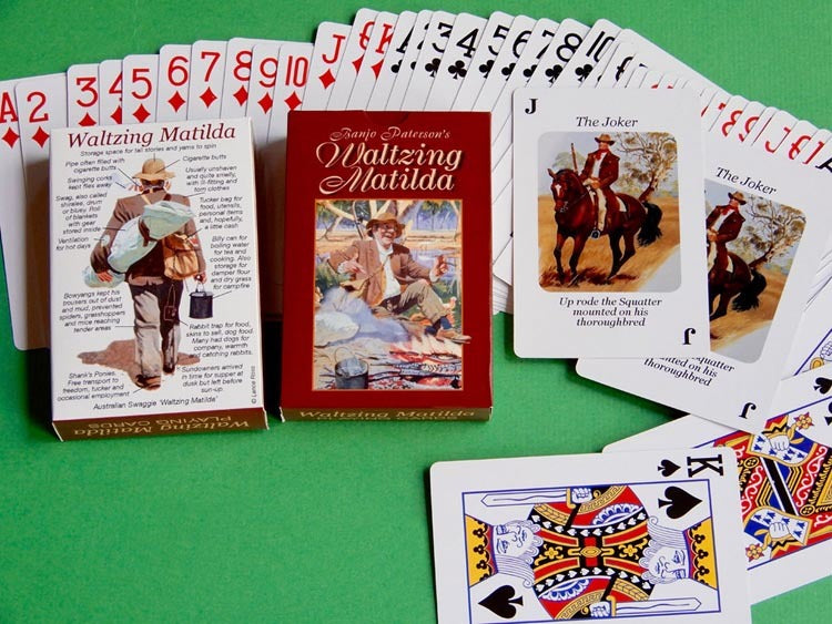 Waltzing Matilda Playing Cards