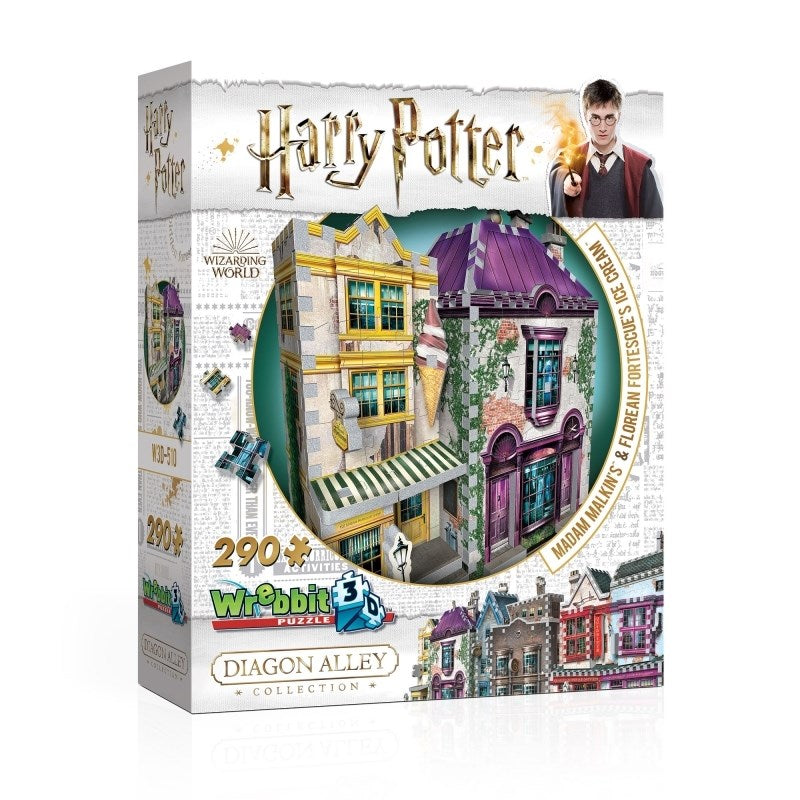 3D Harry Potter Madam Malkins and Florean Fortescues Ice Cream
