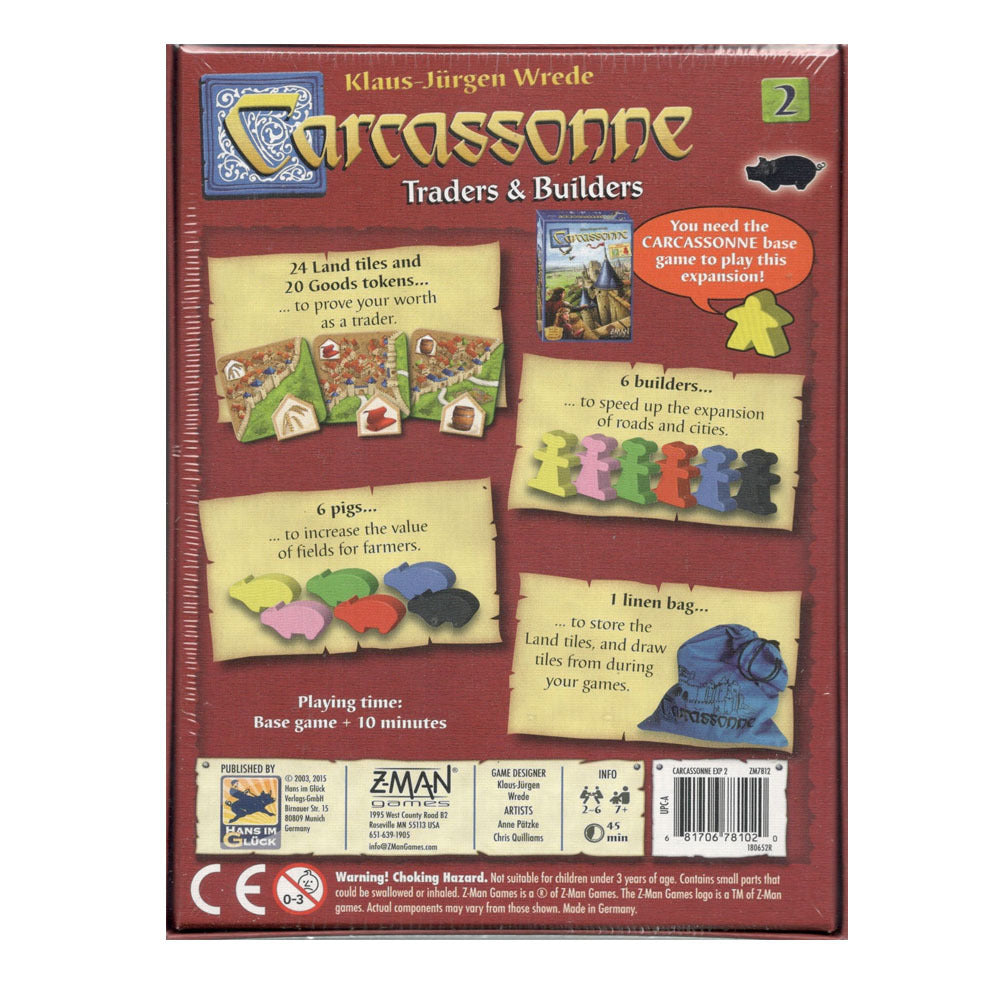 Carcassonne Expansion 2 Traders and Builders