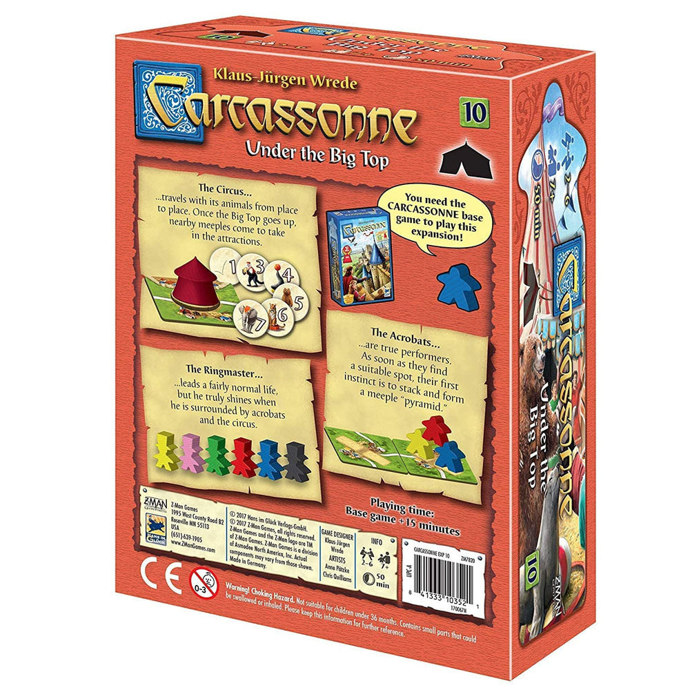 Carcassonne Expansion 10 Under The Big Top