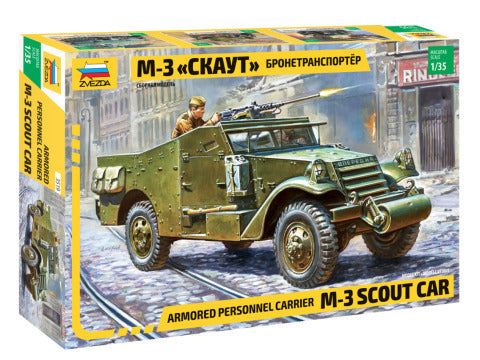 1/35 Armored Personnel Carrier M3 Scout Car  Plastic Model Kit