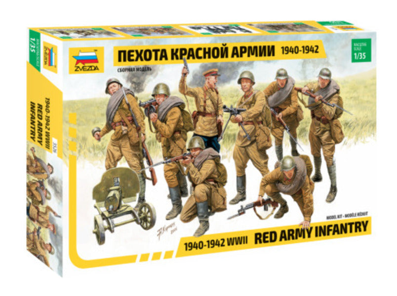 1/35 Red Army Infantry 19401942 WWII  Plastic Model Kit