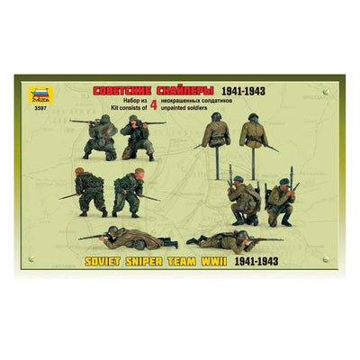 1/35 Soviet Sniper Team WWII 19411943  Plastic Model Kit