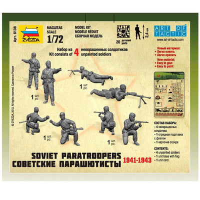 1/72 Soviet Paratroops 19411943  Plastic Model Kit
