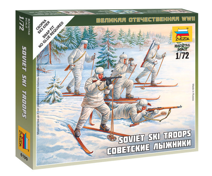 1/72 Soviet Ski Troops  Plastic Model Kit