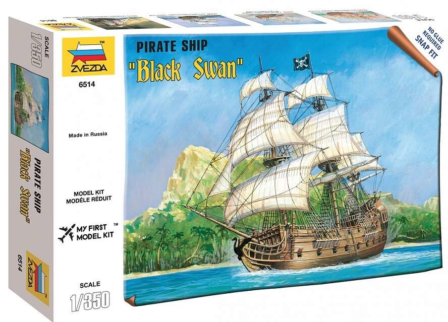 1/350 Pirate Ship  Black Swan  Plastic Model Kit